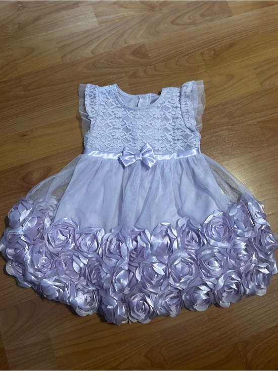 Annette Other - Annette Baby Like New Lilac Lace and Rosette Party Dress Toddler 24 months
